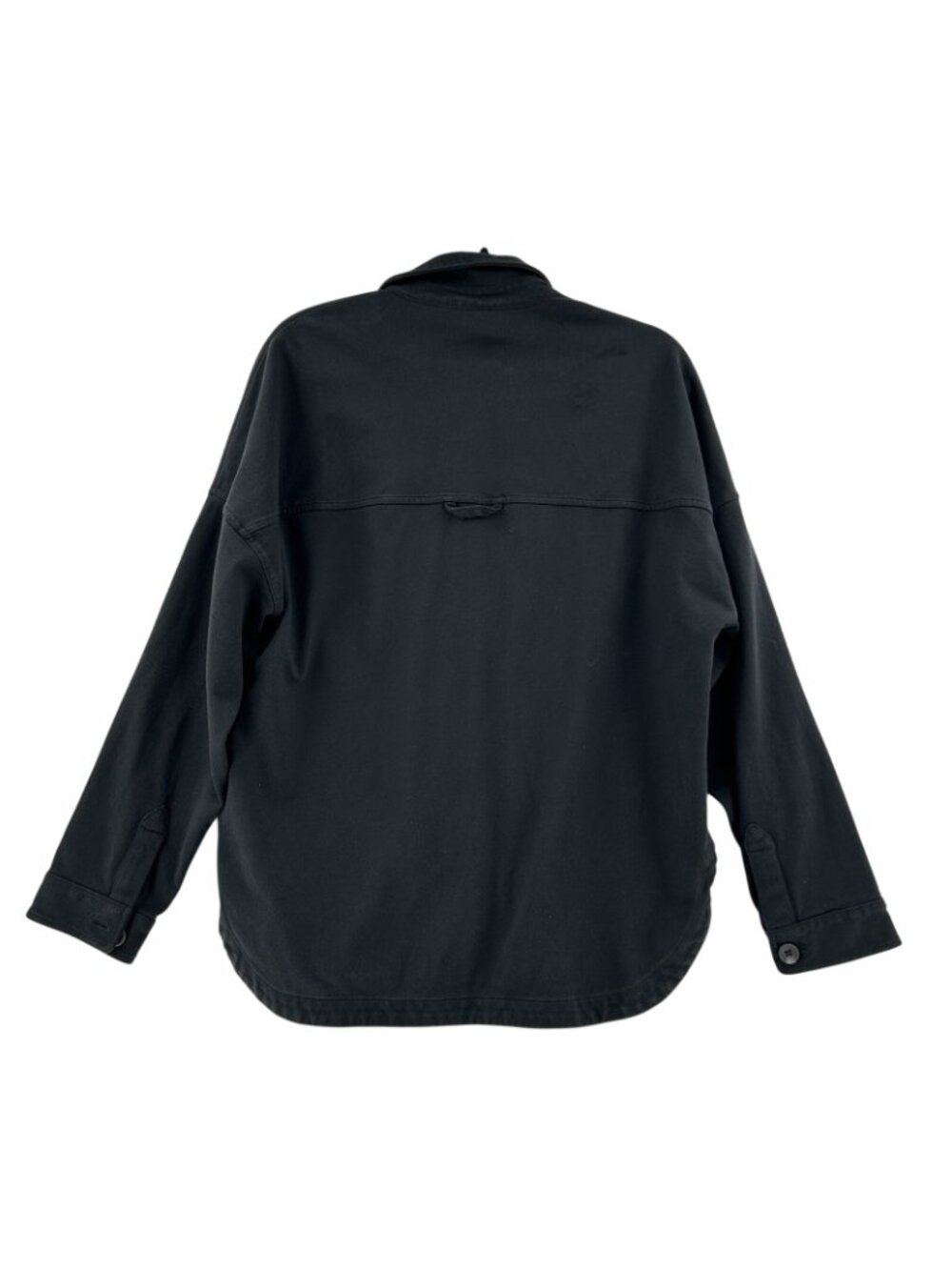 Vuori Mackenzie Shirt Jacket Womens XS/S Washed Black Long Sleeve Shacket Pocket - Picture 4 of 16